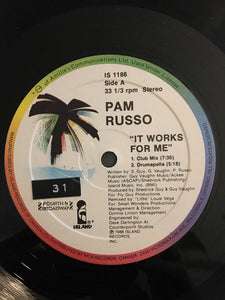 Pam Russo-It Works For Me 12" Single (Sealed)