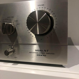 Onkyo Model No. A-7 Stereo Integrated Amplifier