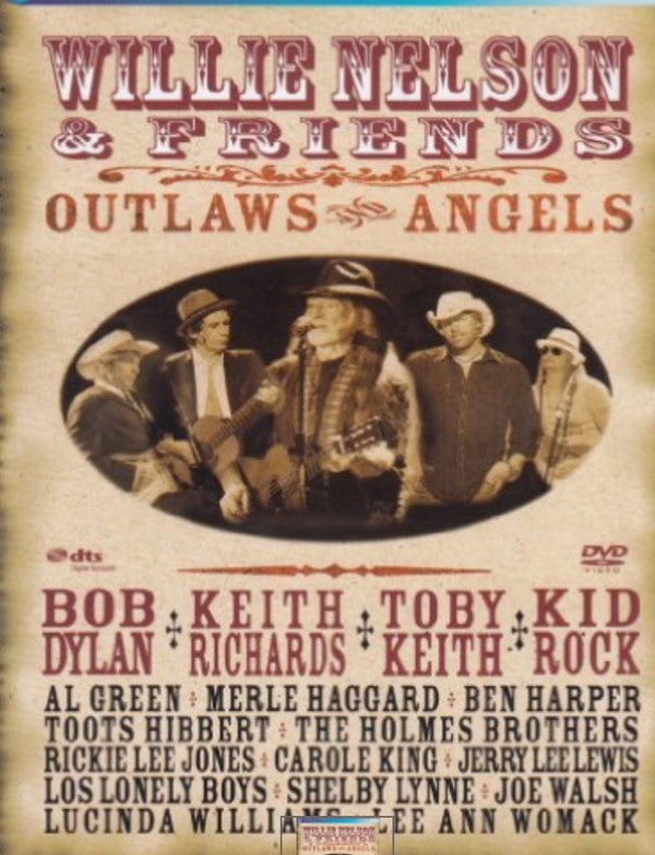 Willie Nelson-Outlaws And Angels DVD – Jordan's Vinyl Garage Inc.