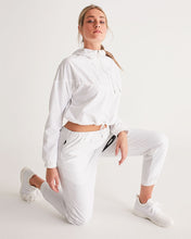 Load image into Gallery viewer, Vinyl Garage Logo White Women&#39;s Track Pants